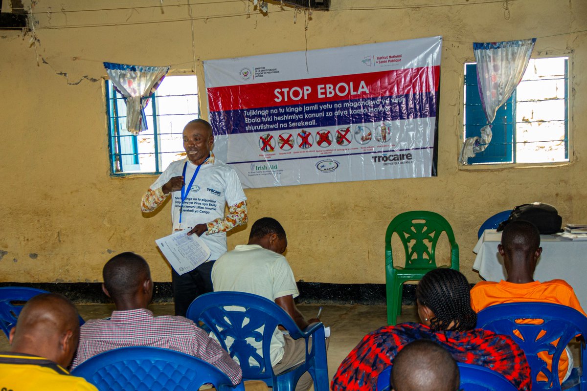 RadpiRdc's tweet photo. ITURI : Riposte contre la variante Bundibugyo d'Ebola

À Rwampara (Bogoro et Nyakeru), RADPI, avec le soutien de @Trocaire et @Irish_Aid, renforce la prévention face à la menace épidémique.
#Radpi #Trocaire #Irish_Aid #Santé #Ituri #Ebola #RDC #Santé
1/3 https://t.co/TAJ9vPRMAP