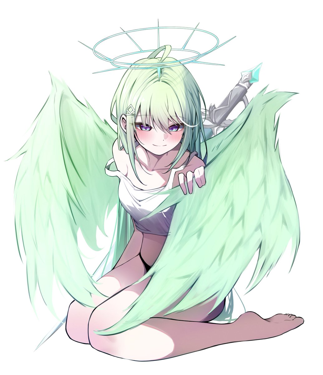 POL060's tweet photo. 리코님에게 날개를 달아줬어여!💚
#riko_art https://t.co/L5ITXSPt1e