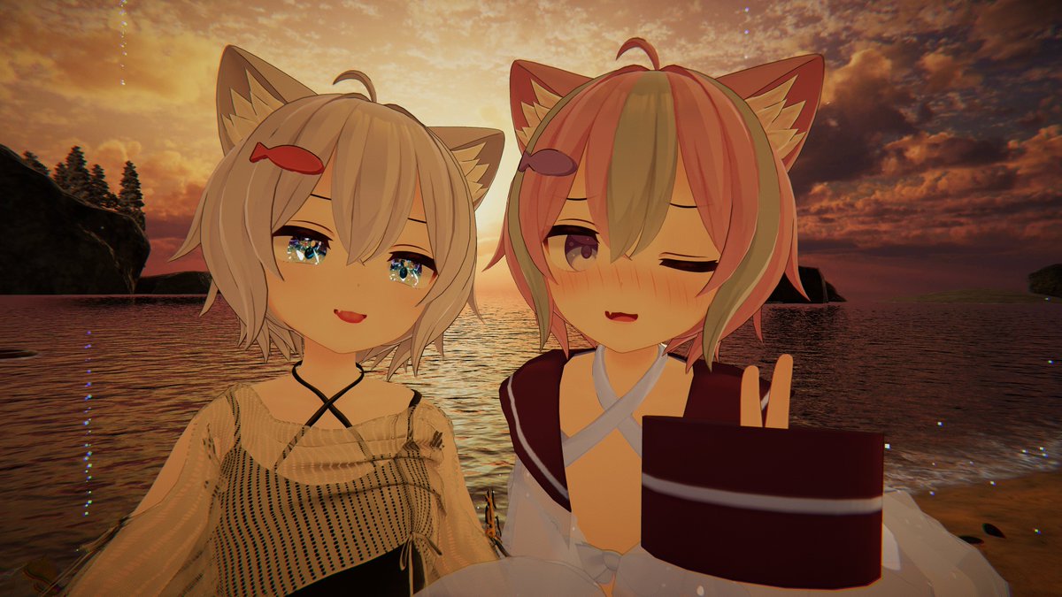 neconomy_'s tweet photo. @Natadigicoco @bananacakeee877 @muraski_mitsuki @Cinnamon_vrc @kurimesi_VR りとまさんとくりめしさんのタグ付け間違えて逆になっちゃった… https://t.co/6JQc8C5Q5r