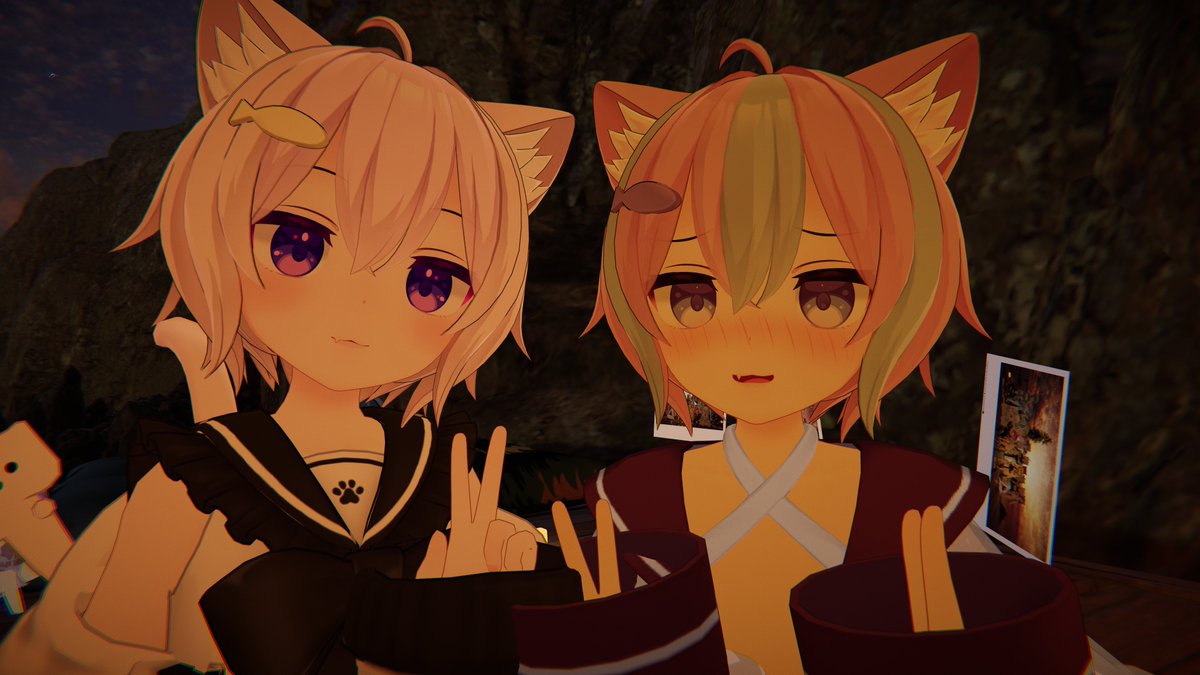 neconomy_'s tweet photo. @Natadigicoco @bananacakeee877 @muraski_mitsuki @Cinnamon_vrc @kurimesi_VR りとまさんとくりめしさんのタグ付け間違えて逆になっちゃった… https://t.co/6JQc8C5Q5r