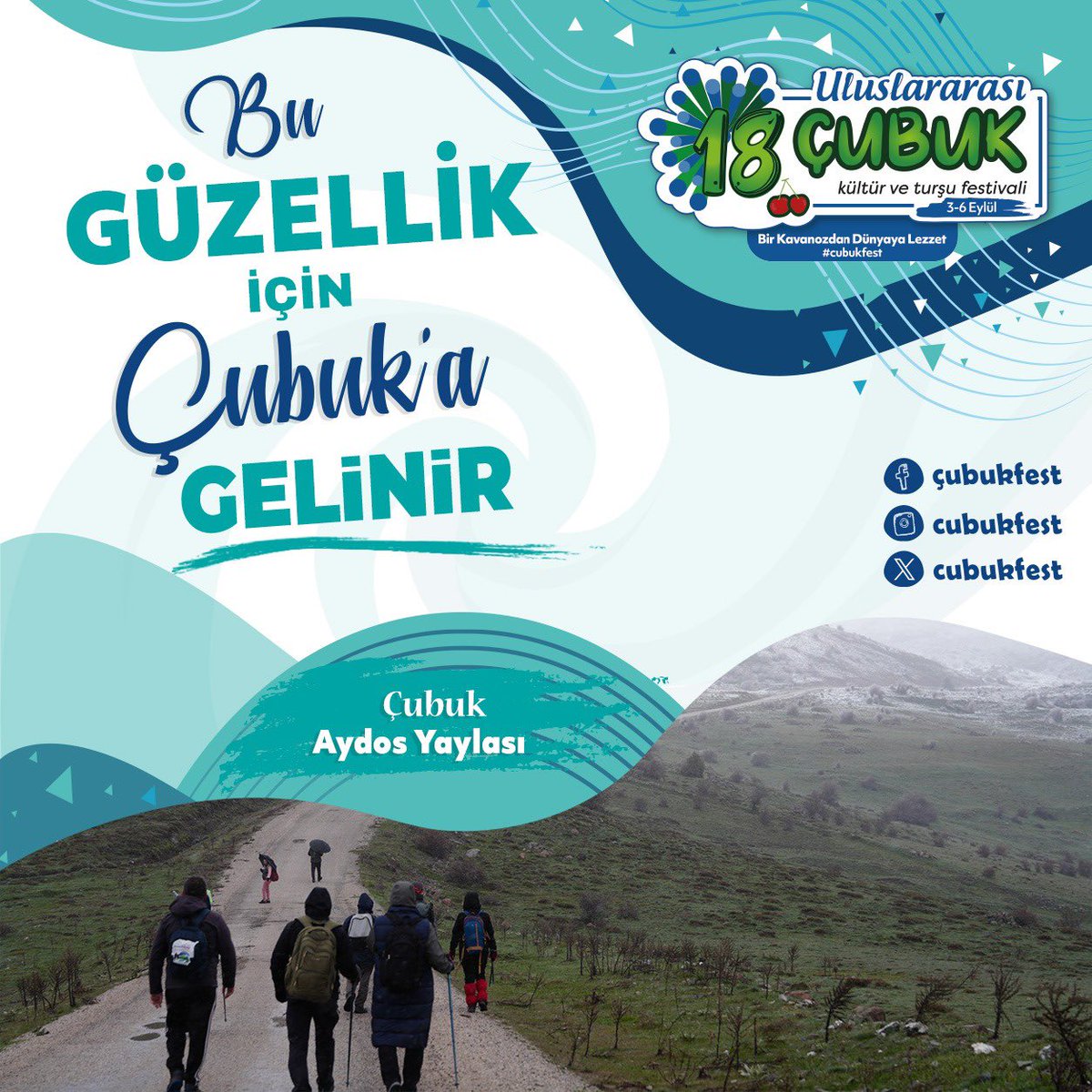 cubukfest's tweet photo. 🌿 Doğanın Kalbinde Huzurun Adresi: Aydos Yaylası

Temiz havası, eşsiz doğal güzellikleri ve huzur veren atmosferiyle Aydos Yaylası, doğaseverlerin ve yürüyüş tutkunlarının vazgeçilmez rotalarından biri olmaya devam ediyor. https://t.co/s3W088uAOU