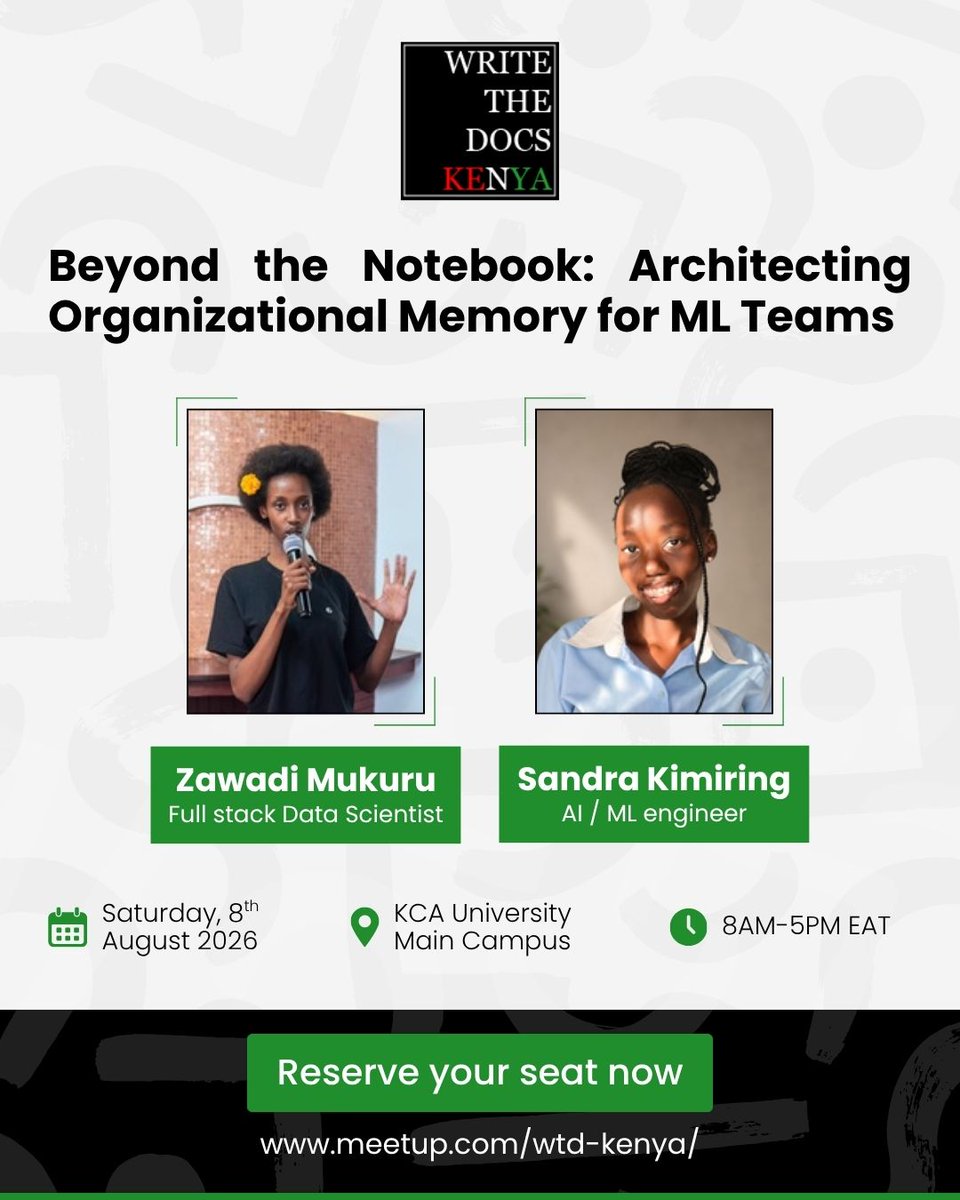 Write the Docs Kenya #WTDKenya tweet media