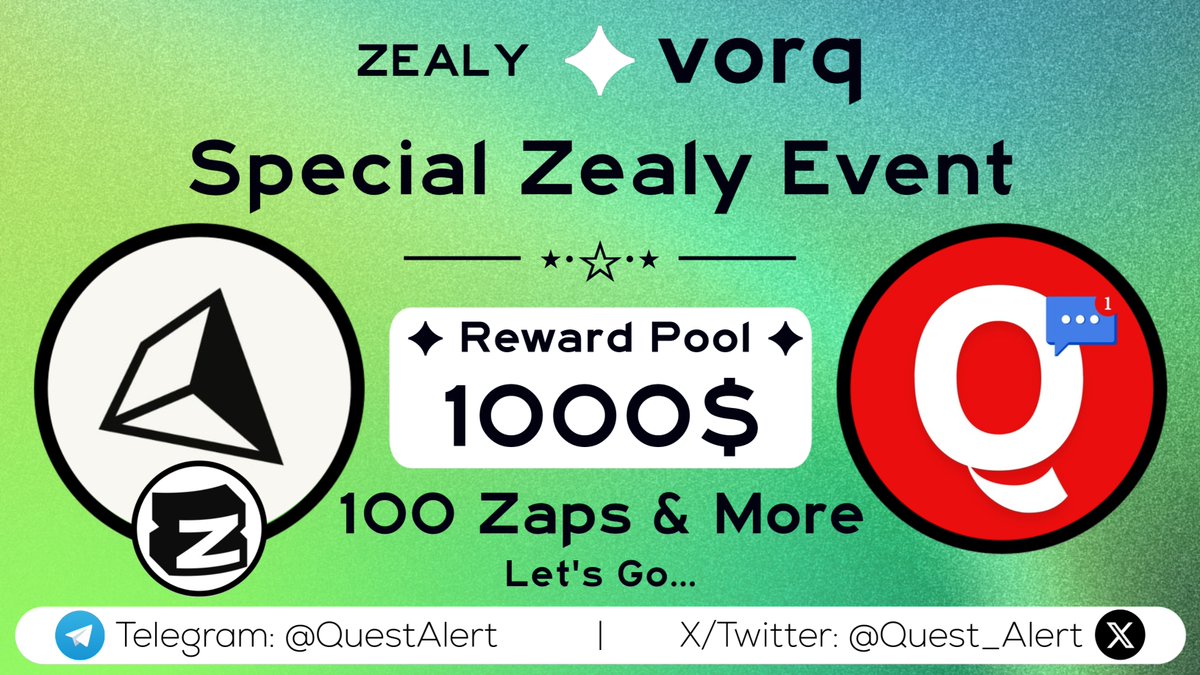 Quest_Alert's tweet photo. 🚨 A Brand New Zealy Campaign is LIVE!

@vorq_ai is building the world's first on-chain AI inference marketplace, making AI compute more affordable, transparent and decentralized.

🎁 Prize Pool: $1,000 USDT + 100 Zaps
🏆 Top 100 Participants will be rewarded
🔗 Join Here: https://t.co/ewmWr3GFQp

Complete simple tasks, earn points and climb the leaderboard.

📅 Ends: August 15

About VORQ:
VORQ is the world's first onchain AI inference marketplace, built to make AI compute more affordable, transparent and decentralized. Instead of relying on a single provider, VORQ creates an open market where vetted providers compete to execute AI workloads, helping users reduce costs by up to 80% while accelerating large scale inference. Built on BNB Smart Chain, the protocol offers end to end encrypted, noncustodial AI inference with onchain settlement, allowing developers and autonomous AI agents to securely access open weight text, image and video models through an OpenAI compatible API. By combining market driven pricing, verifiable execution and decentralized infrastructure, VORQ is building the foundation for the next generation of sovereign AI. 

⚠️Disclaimer: This post promotes a Zealy quest/airdrop. Participation is voluntary & at your own risk. Crypto investments/rewards involve high risk, including total loss. No guarantees on prizes or token value. Always Do Your Own Research (DYOR). Not affiliated with X/Twitter.