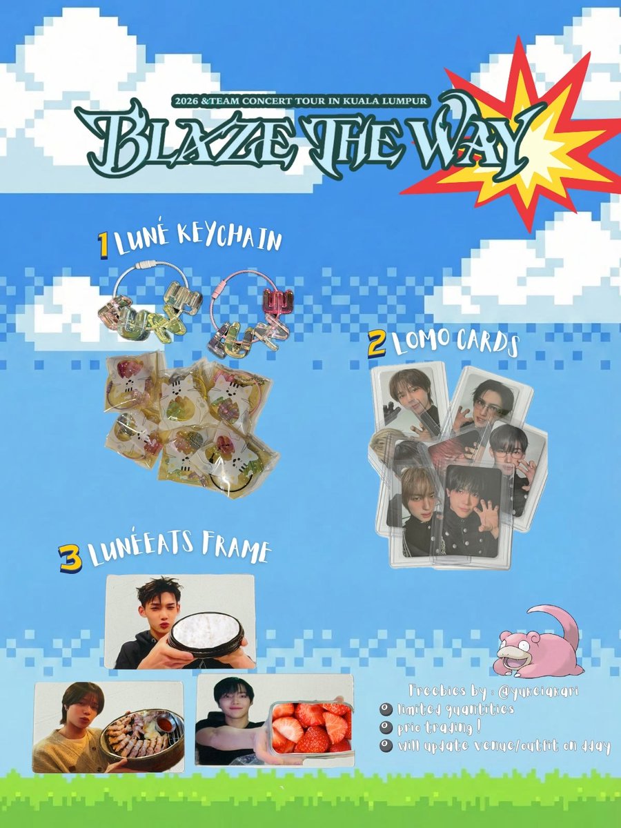 yukeiakari's tweet photo. #BLAZETHEWAY_KUALALUMPUR #andteaminkl
 
can just find me to trade! tried my best w the poster🫪 https://t.co/KkSpRHaJRO
