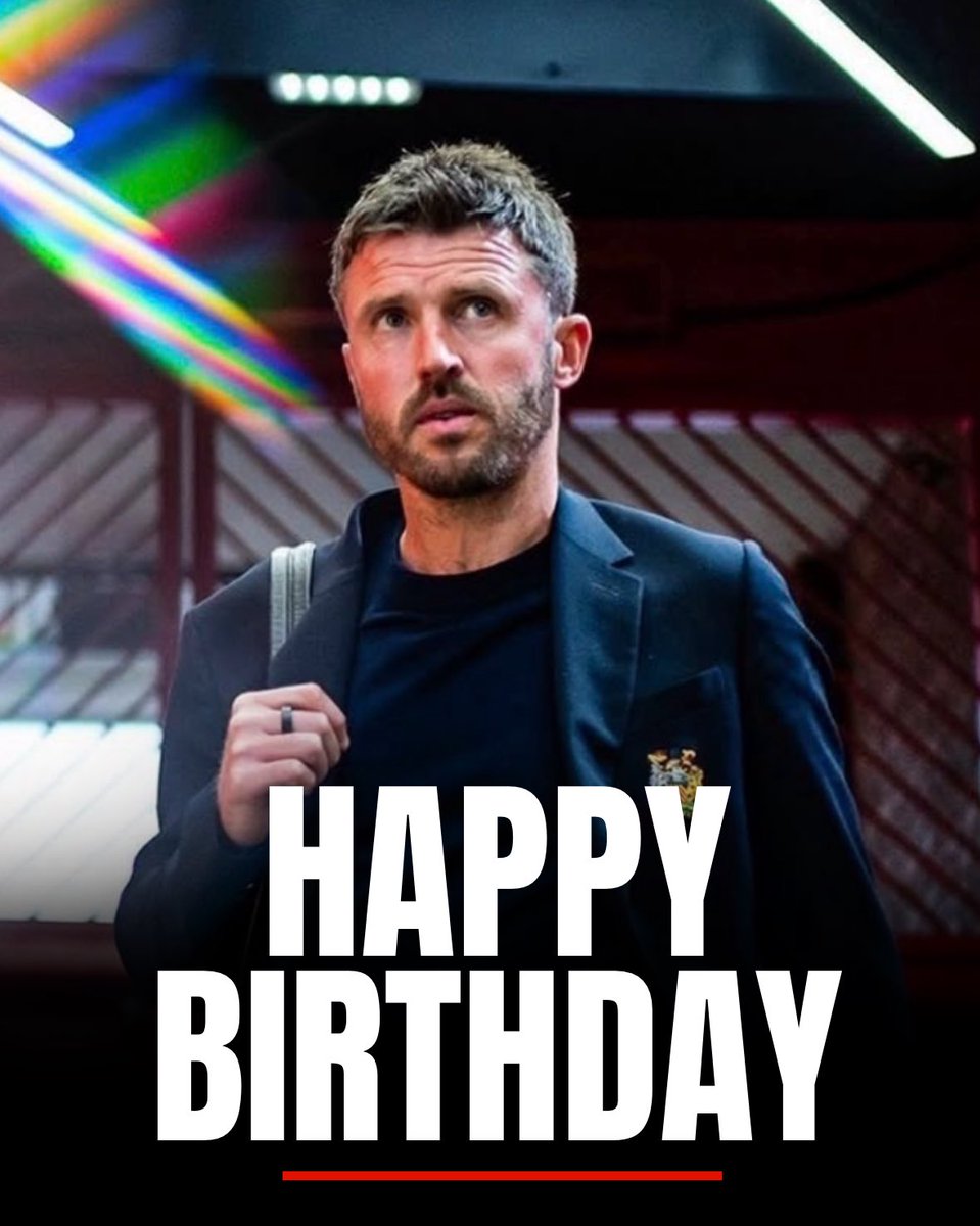 TheUtdSpace's tweet photo. Happy Birthday to our Boss Michael Carrick who is 45 today! 🎂🥳🎉 #MUFC https://t.co/5HMgMDzEOX