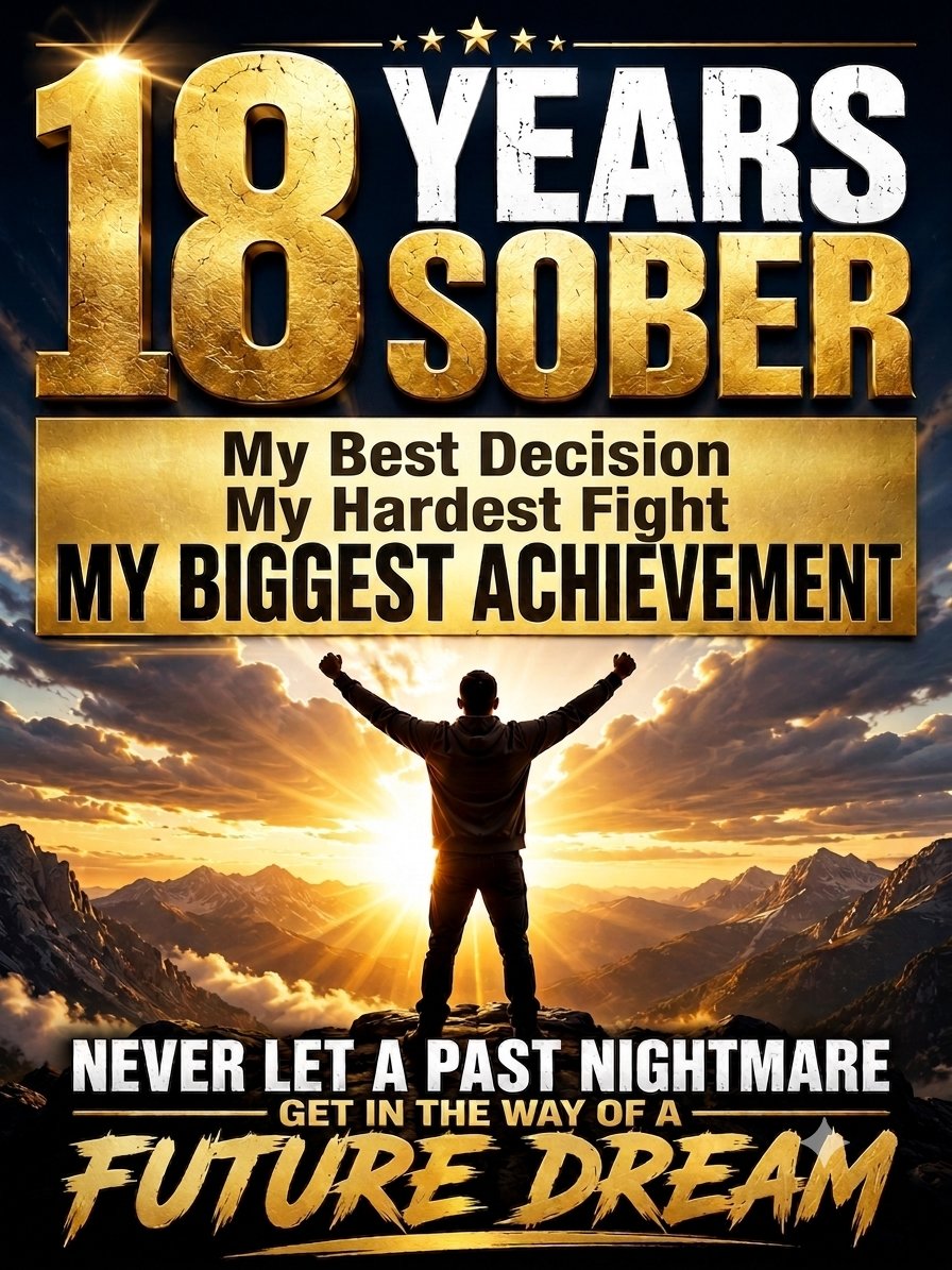 bridagul's tweet photo. Hardest war I ever fought. Greatest reward I’ve ever known. 18 years sober and living the dream I fought so hard for. 🥊✨
#18YearsSober #RecoveryIsPossible
#PersonalVictory #NeverGiveUp #SoberTwitter #LivingProof https://t.co/rZdJhnvXns