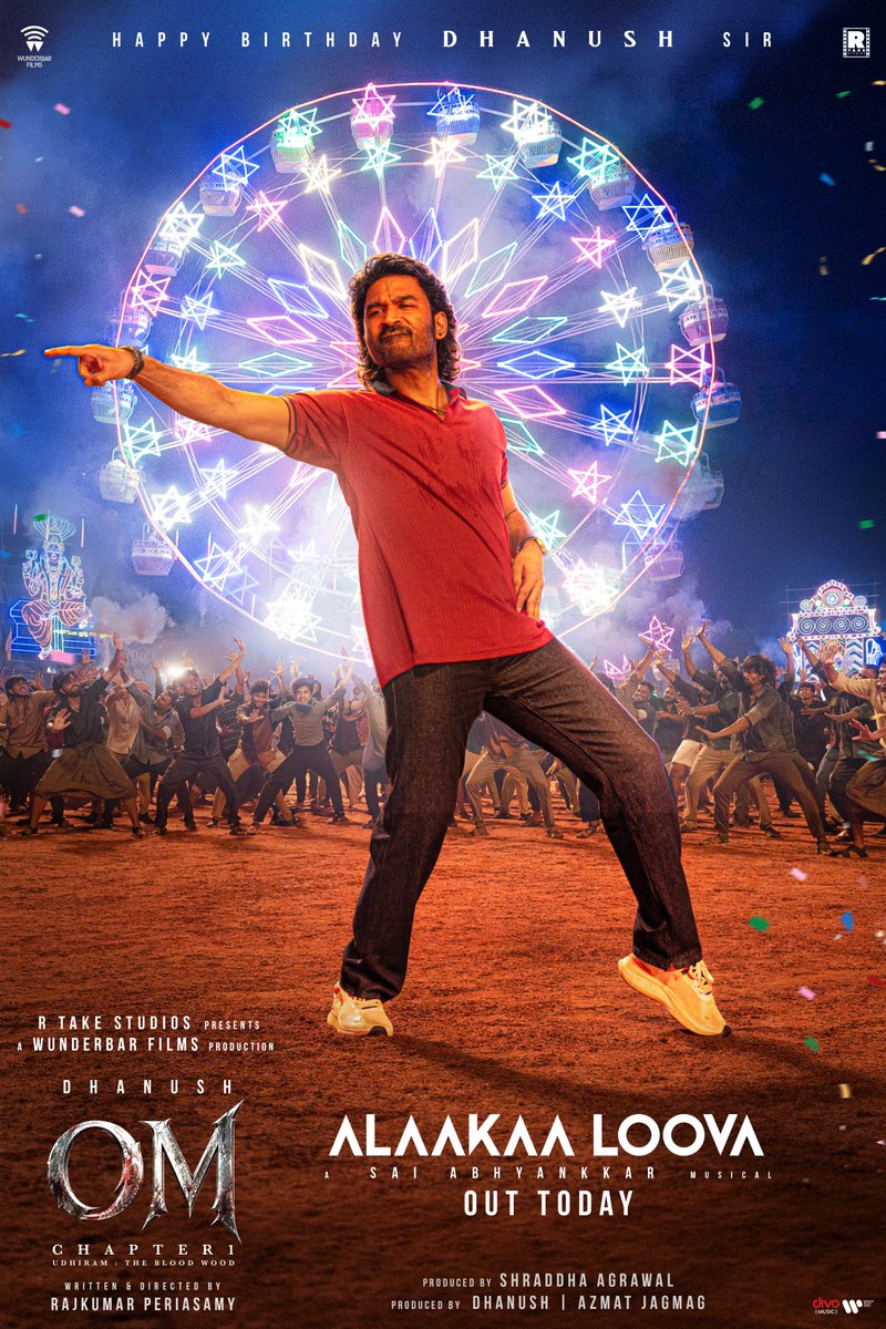 wunderbarfilms's tweet photo. Revving up to raise the volume  📈

Alaakaa Loova, first single from #OM drops today evening. Stay tuned!

A @SaiAbhyankkar Musical festival.

@dhanushkraja @mammukka @Rajkumar_KP @RTakeStudios @wunderbarfilms  @Sai_Pallavi92 @sreeleela14 @Shra2309 @azy905 @theSreyas @sandy_sashr @vishurams @Ezhil_DOP @kalaivananoffl @iamSandy_Off @kavya_sriram @kabilanchelliah @rajeevan69 @JamRokr @kuchirayar73 @WarnerMusicIN @divomusicindia @ManojMaddyMM @RIAZtheboss @parasriazahmed1 @teamaimpr