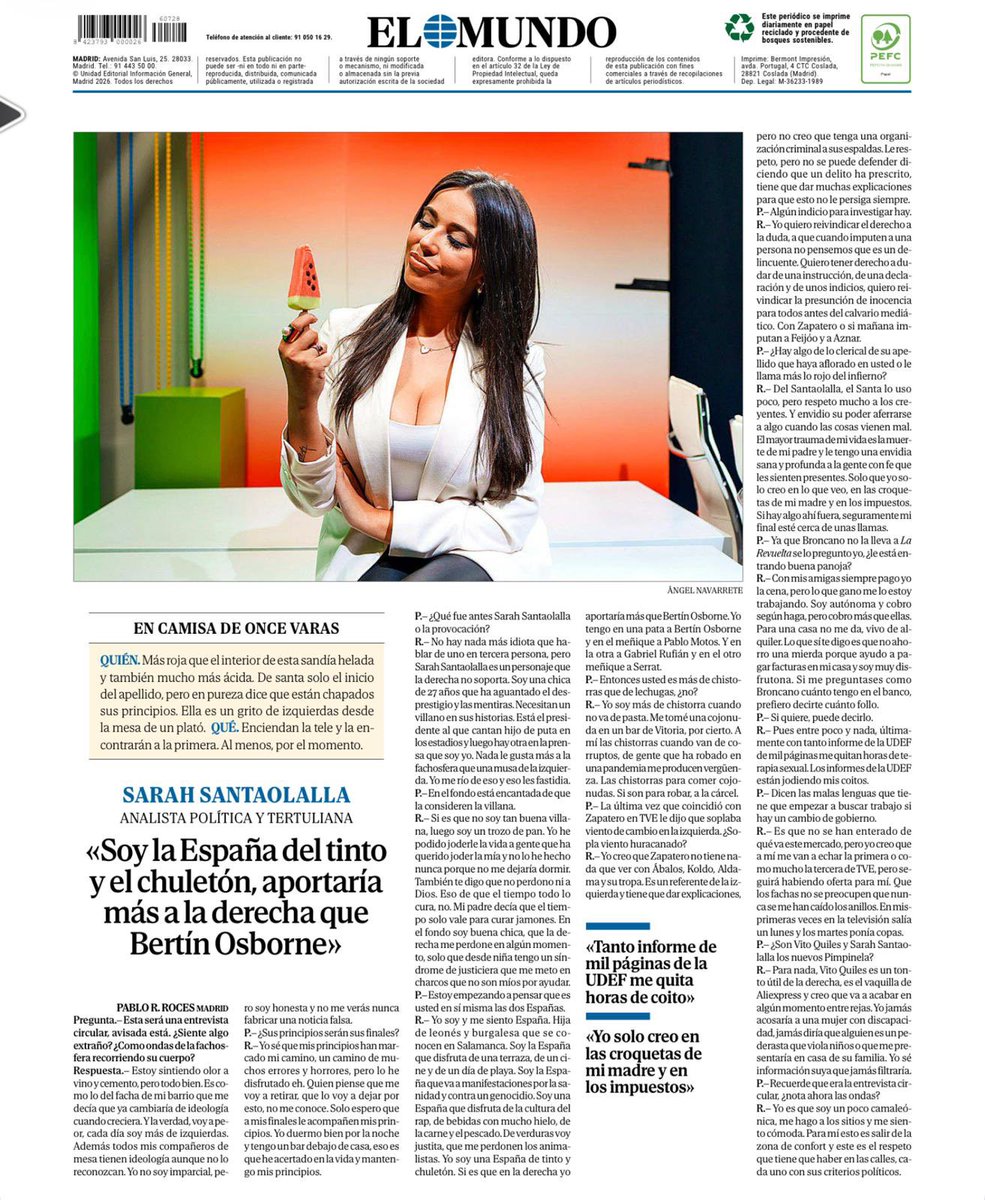 Sarah Santaolalla. ♀ tweet media