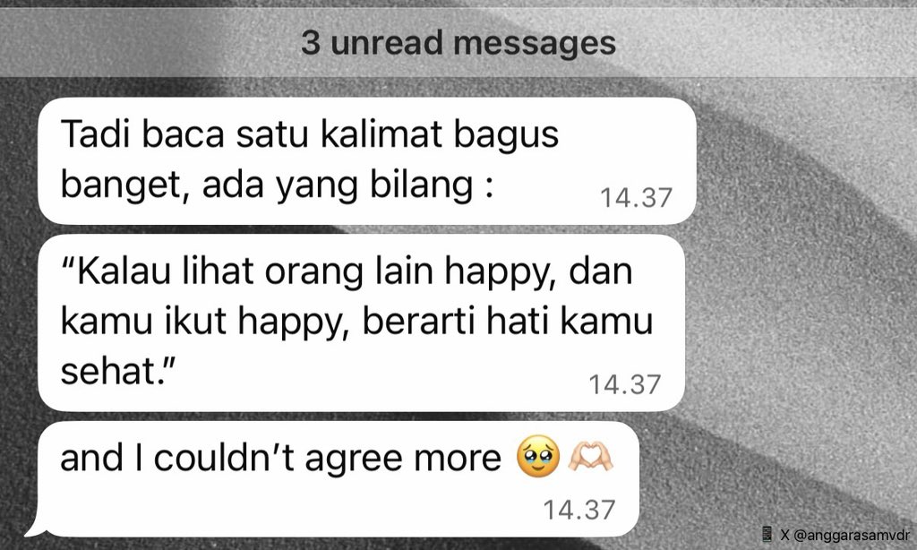 anggarasamvdr's tweet photo. setuju banget karena faktanya ga semua orang bisa gini🙂 https://t.co/bDXDCGa7th