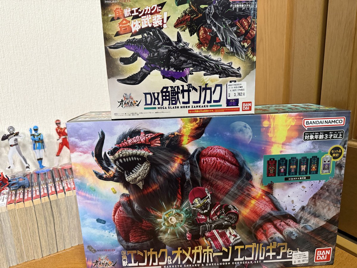 MikaruXout's tweet photo. ザンカク見た瞬間、ただただコレが
やりたかった��・・

エンカク　双斬モード

まぁ〜、ゴウカクは後々でいっかw
購入する際に店員さんから
「同じ商品ですが・・・」
と言われたのは言うまでもない。 https://t.co/lm2LZ6Bizg