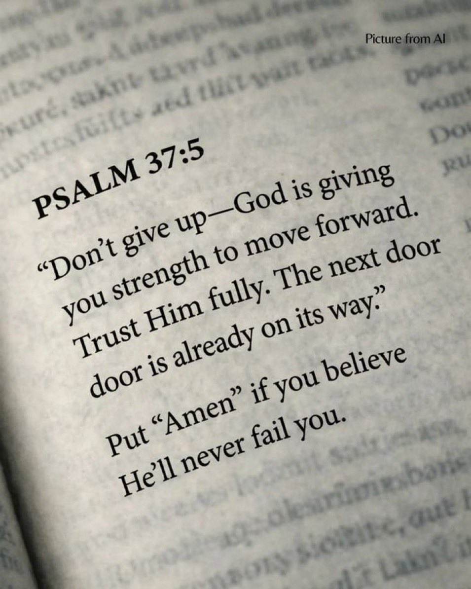 kofi_Cue7's tweet photo. Psalm 37:5 https://t.co/vOva64sTfA