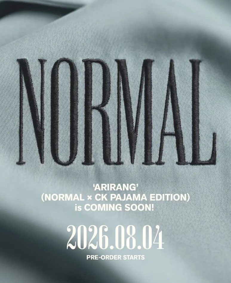 WORLDMUSICAWARD's tweet photo. #BTS × Calvin Klein teases new Pajama Edition collaboration, inspired by “NORMAL” coming soon!👏🔜🆕CK🩲👕💤🔥👑👑👑👑👑👑👑🖤🩵💜

Pre-orders begin August 4, 2026.  

#BTSxCalvinKlein #BTS_NORMAL https://t.co/f3A87J5zXP