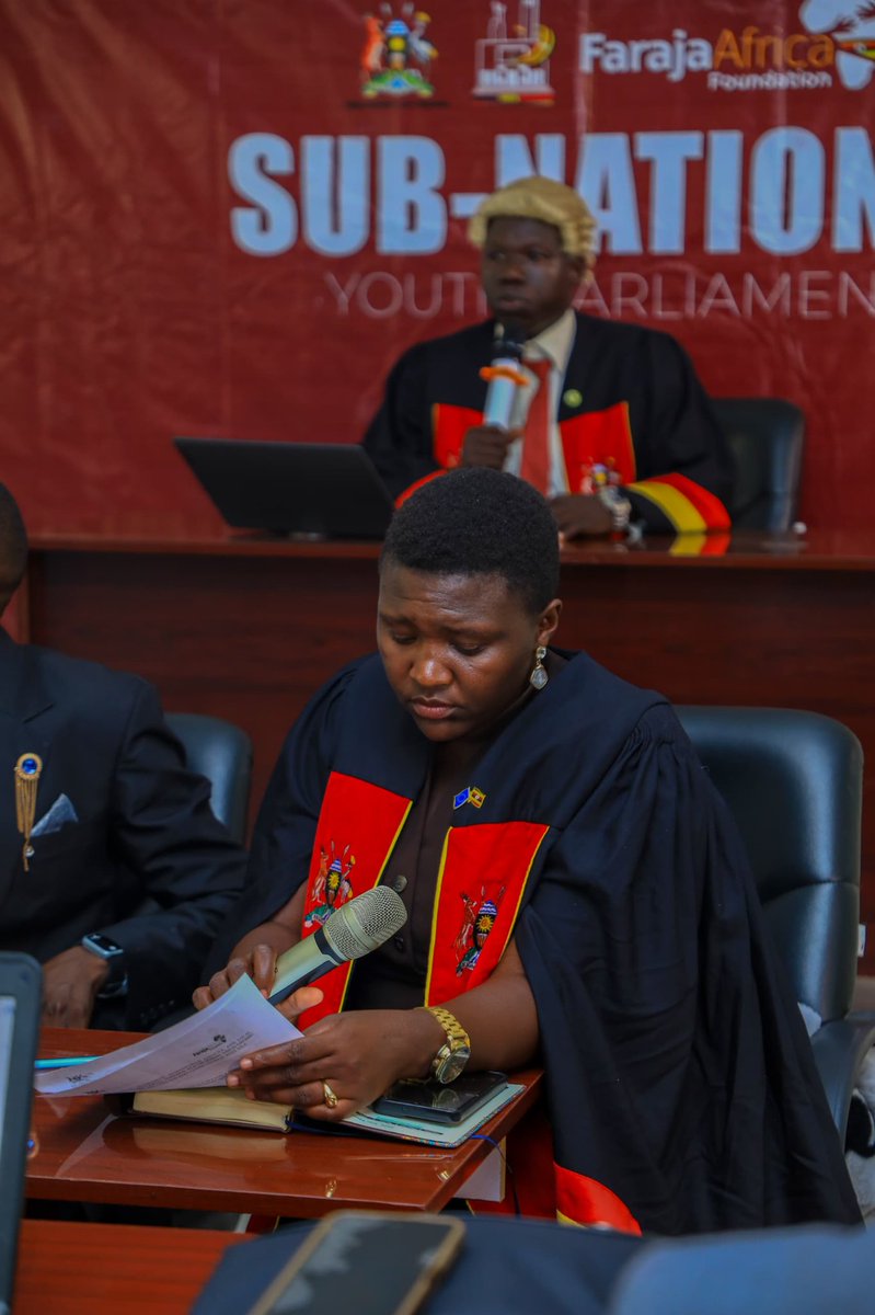LakisaIvan's tweet photo. o
Over 400 youths leaders joined together in the second sitting of the 8th Westnile Sub-national Youth parliament, I was humbled to have offered Justice to the house.
Thanks @FarajaAfricaFdn @AdvanceAfrika01 @EUinUG @DKinUganda for supporting this parliament.
#SNYP
#NationalYouth https://t.co/hY9uWMKnC3