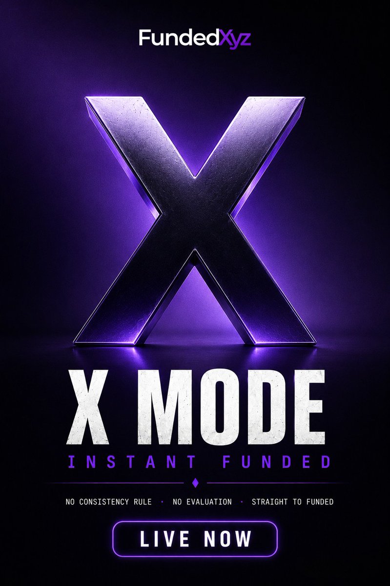 FundedXyz's tweet photo. The wait is over.

🔥 X Mode is now live.

⚡ Instant Funded
📈 No Evaluation
🎯 No Consistency Rule

Straight to funded. Straight to trading.

👉 Start Now: https://t.co/bxIZJbsSDn https://t.co/XXgttYCdgZ