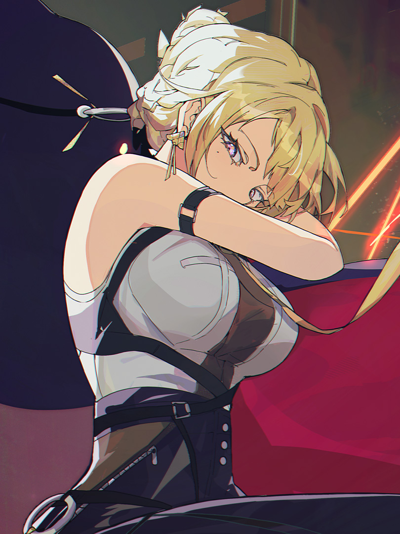 tamago_nashi's tweet photo. I drew Astra &amp; Evelyn for BLOCKBUSTER ZZZ zine last year ! #ZenlessZoneZero #ゼンゼロ #ZZZ https://t.co/LsoewmT0Qn