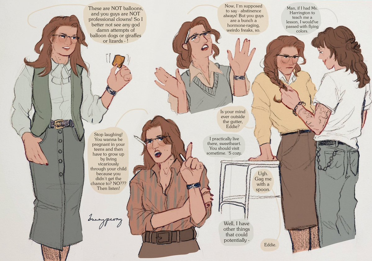 bunnypeony_'s tweet photo. ms. harrington doodles 📔 lesteddie https://t.co/JZfzRB5sk9