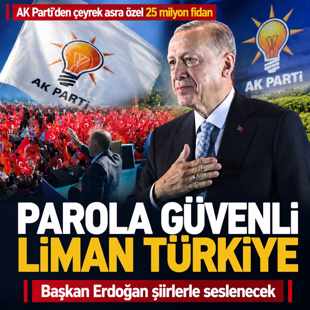 ahaber's tweet photo. AK Parti'nin 25. yıl programı belli oldu! Parola güvenli liman Türkiye
https://t.co/W8nsoYZYGI https://t.co/iiUvVb8viq