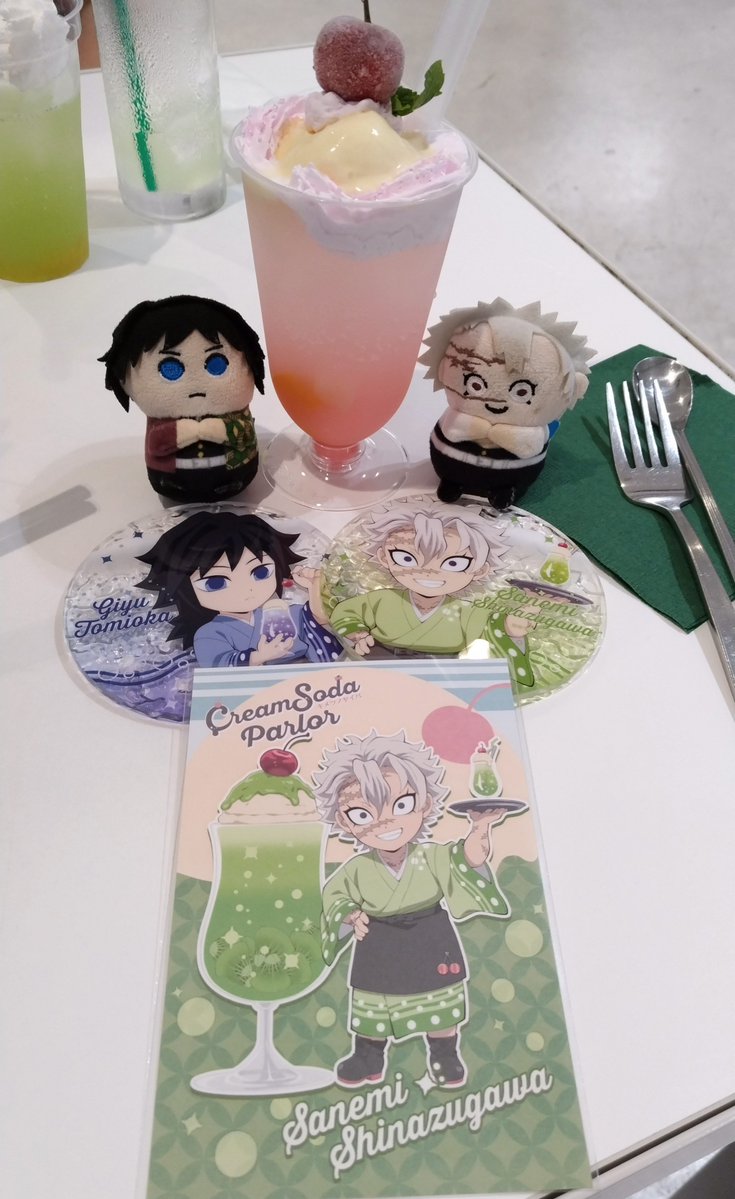 Roadster_HotRod's tweet photo. 爽やかで美味しかった😋
#鬼滅の刃クリームソーダパーラー https://t.co/2URcCgvwVq