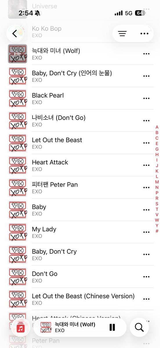 luluchins's tweet photo. I was wondering how can I listen to the xoxo album (still the best kpop album ever imo) without having to listen to the chinese versions without paying for spotify premium BUT realised that I have bought everything on itunes years ago!!!!!!!!!! https://t.co/no3xPhu18u