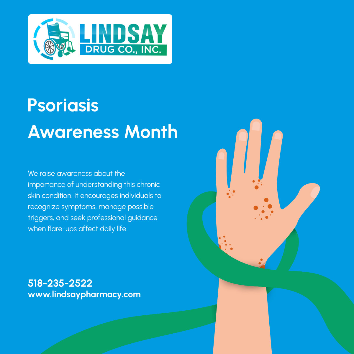 DrugLindsay's tweet photo. Psoriasis Awareness Month helps bring attention to a long-term skin condition that affects daily comfort and confidence. 💜🌿 Learning about symptoms, triggers, and treatment options can support better understanding and proper care.
#RaiseAwareness #RecognizeSymptoms https://t.co/RrpqoXdQYb