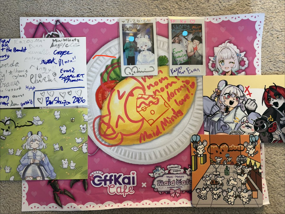 KoKinetik's tweet photo. Treasures from Offkai 2026 (large merch pile not pictured)
#mimimite https://t.co/2Lmyw2WZSt