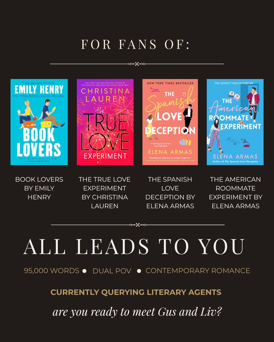 villarinobea's tweet photo. What if the hardest part of falling in love isn’t getting the girl, but choosing a life that was never meant to be yours?

All Leads to You is a contemporary romance about love, ambition, and the courage to want something for yourself.

#querying #romancebook #literaryagent https://t.co/WWmbHFqclq