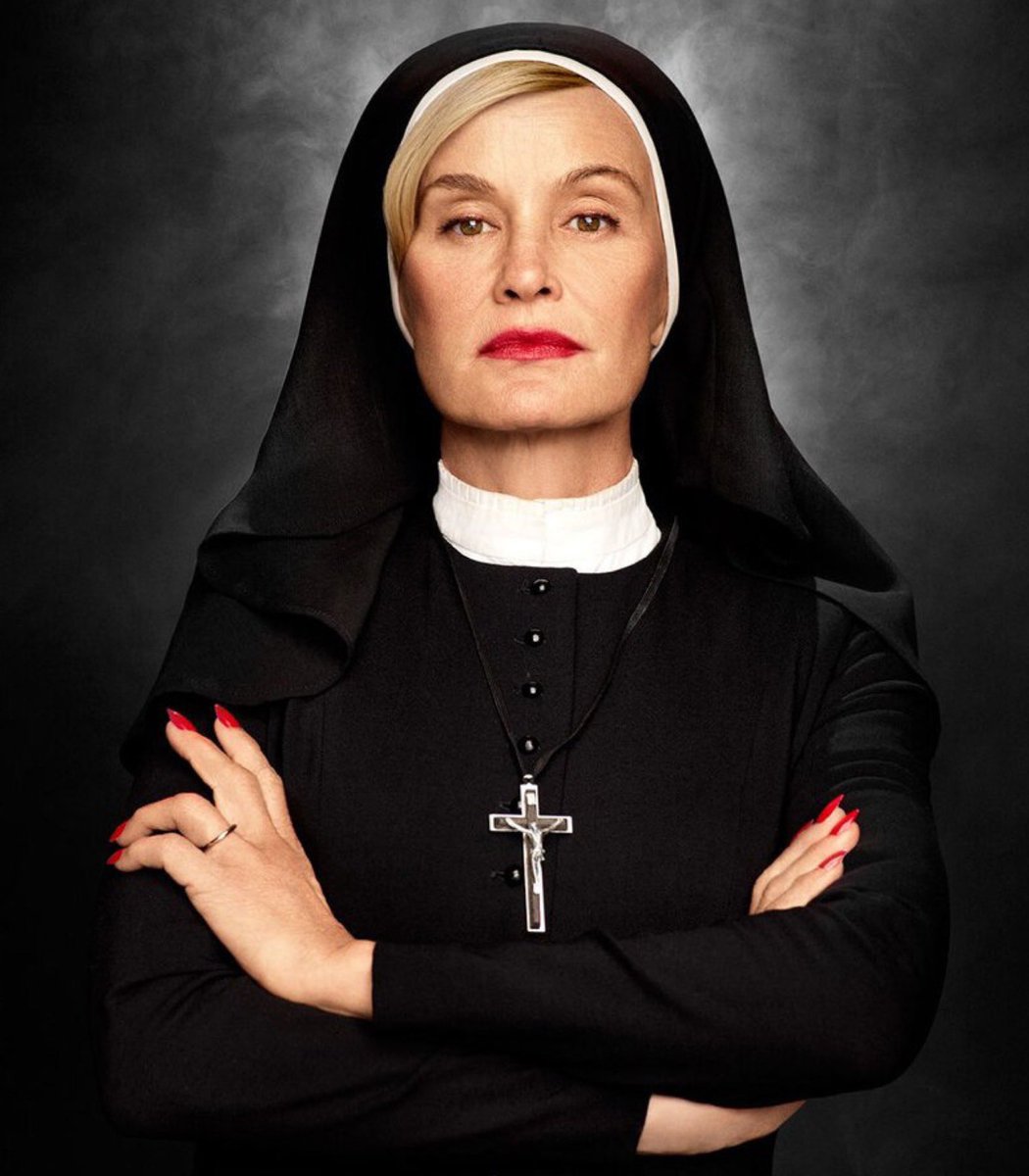 AHSZone's tweet photo. Jessica Lange will officially reprise her ‘Asylum’ role as Sister Jude Martin in “American Horror Story: 13.” https://t.co/BKkmDgVwNj
