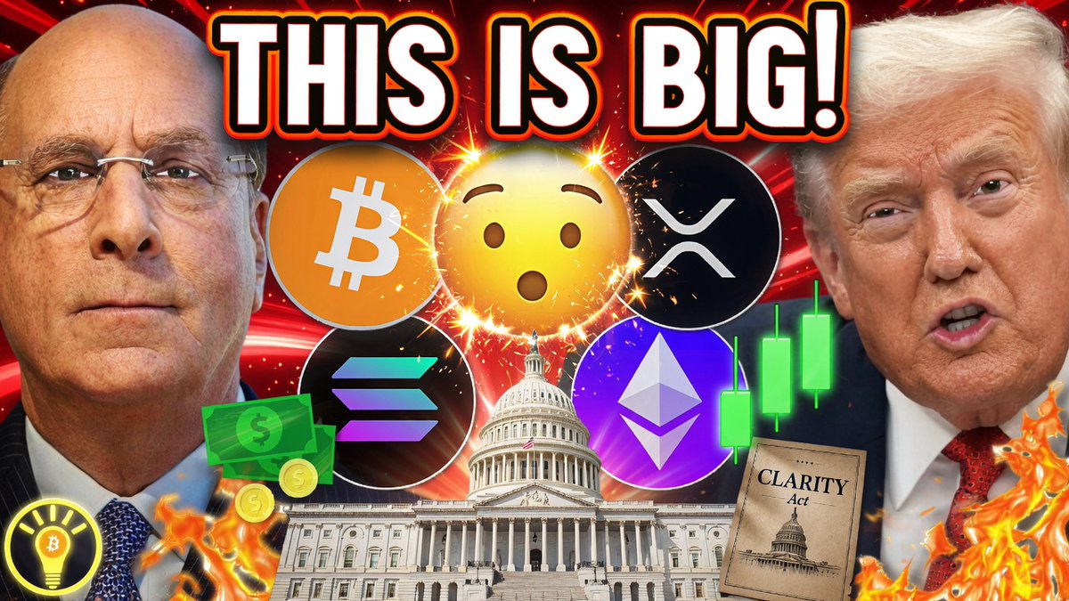 thinkingcrypto's tweet photo. HUGE! TRUMP TO CANCEL AUGUST RECESS TO PASS THE CLARITY ACT!?
WATCH ▶️ https://t.co/xA7W2S7OG0
#crypto #cryptonews #bitcoin #clarityact #tokenization #worldcoin #senate #altcoins #thinkingcrypto https://t.co/9HDWpieJ4W