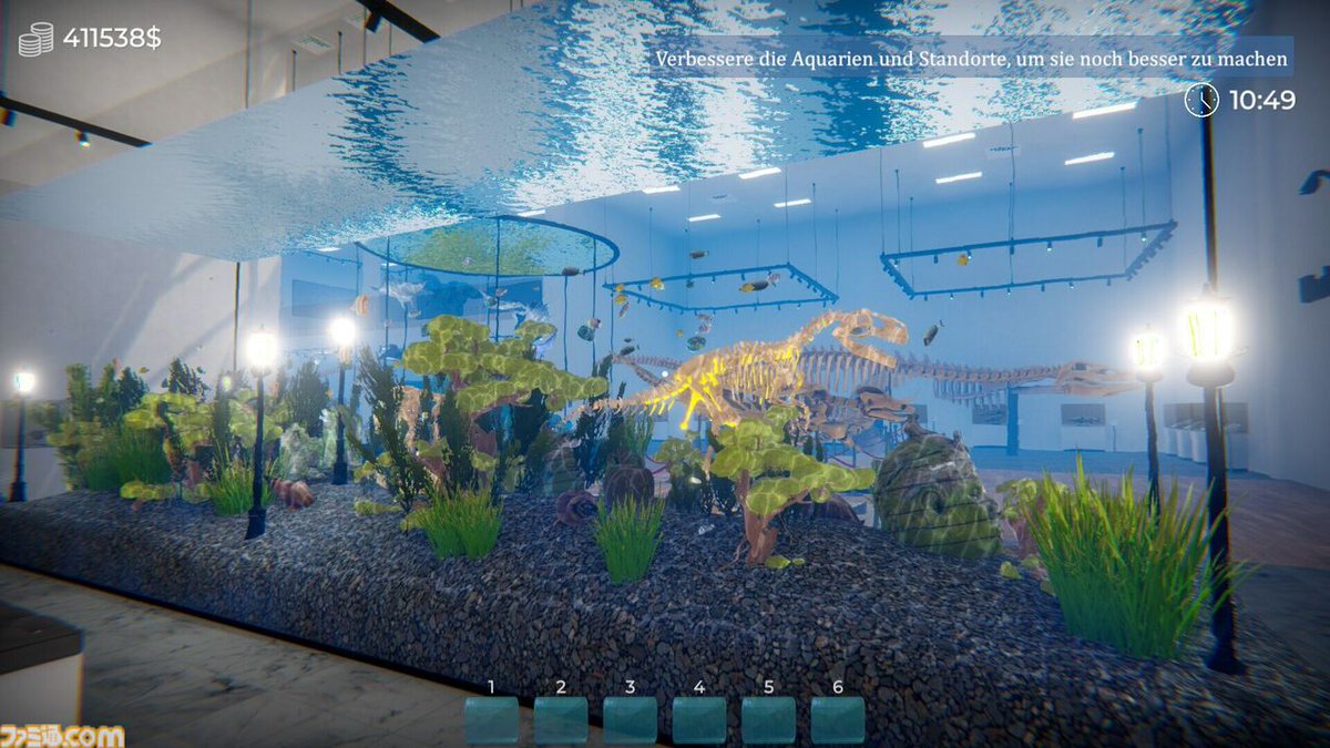 famitsu's tweet photo. 『Aquarist』小さな水槽からはじまり、やがて大きな水族館に……

自分好みのアクアリウム施設を作って運営するシミュレーションゲーム【とっておきインディー】
https://t.co/SCfggkXdx9

無人島や宇宙空間での水槽制作など、ユニークなミッションも多数登場。大きな水槽に飛び込んで探索もできちゃう https://t.co/vMQ3JZTtZF