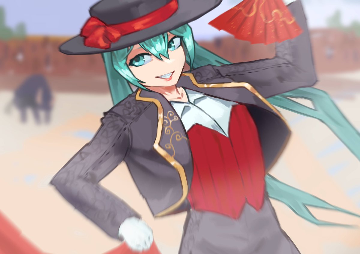 FazcatFloppa's tweet photo. spanish miku (sorry for being late🙏😭)
#初音ミク #hatsunemiku https://t.co/D93ViBEY54