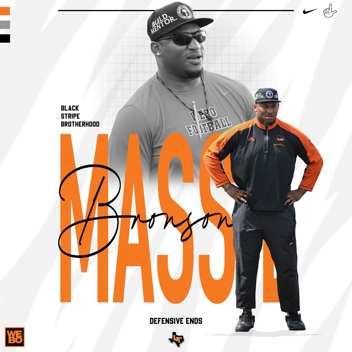 coachsjacksonjr's tweet photo. 🐅➖ Welcome to Lancaster another big time hire for us is our Defensive Ends coach, @_DREAMENTANLITY! One of the best technicians in the state that has produced top tier pass rushers throughout his career! ➖🐅

#BlackStripe➖ | #ICWIC | #OneWEBO https://t.co/xhdPdZ6caE