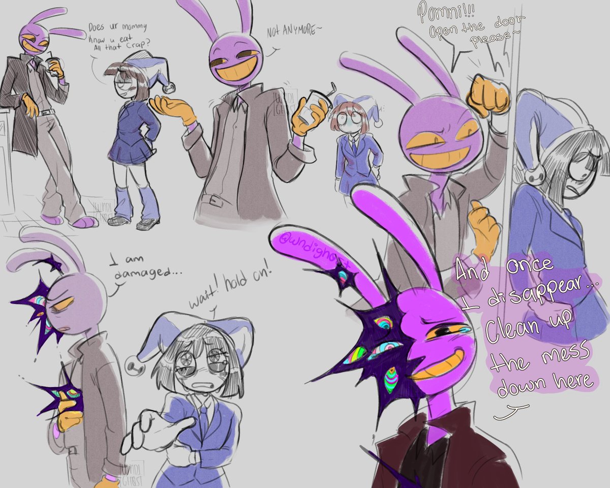 Wndigh0st's tweet photo. Funnybunny x Heathers

#Funnybuny #TADC #jax #pomni https://t.co/ptIxae4ZbG