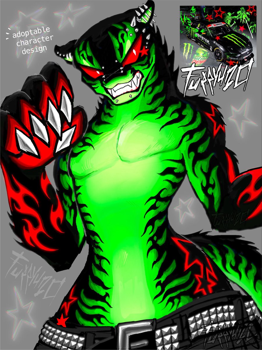 furryart420's tweet photo. ✩Mᴇʟᴀɴɪꜱᴛɪᴄ Tɪɢᴇʀ✮☆༻ https://t.co/pTVKAgsdfX