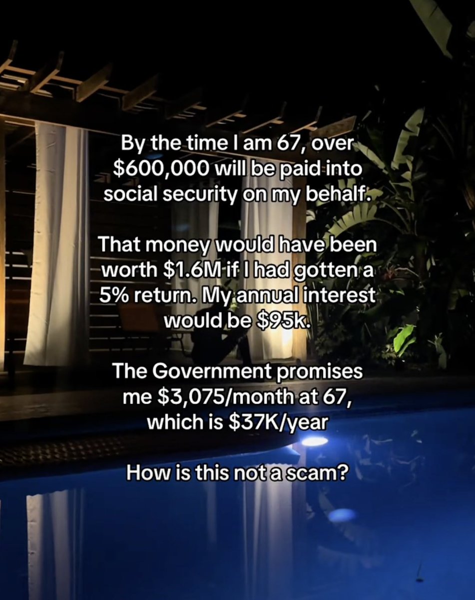 alphafox's tweet photo. Social Security is a scam: https://t.co/kIQf8pWIAe