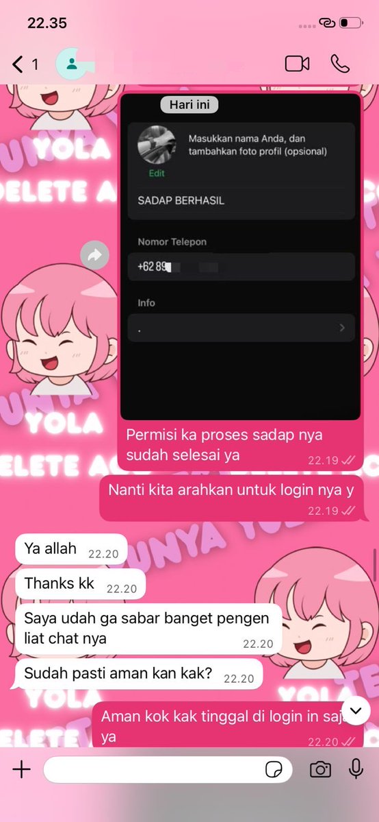 blueiberrys's tweet photo. JASA PEMULIHAN AKUN | UNSUS UNSUSPEND &amp; HAPUS AKUN ALL SOSMED.

✅LUPA PASWORD/KE HACK
✅JASA SADAP WA/ LACAK LOKASI
✅JASA HAPUS AKUN
✅JASA HACK/PULIHKAN AKUN EMAIL,GMAIL,INSTAGRAM,TWITER, FB,TIKTOK,LINE.DLL

Konsultasi whatsaap di bio❗️
#zonauang https://t.co/BjTvClj3PS