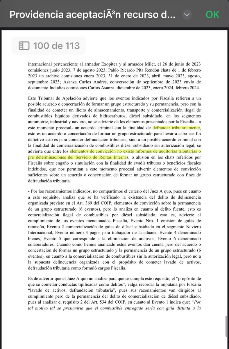 ortegajorgeluis's tweet photo. #ATENCIÓN || Fui el primero en advertir que los mismos jueces que resolvieron aceptar la apelación a la prisión preventiva en el #CasoGoleada iban a conocer la apelación a la prisión preventiva en el #CasoBlindaje como en efecto ocurrió. La audiencia se instaló, me opuse a su conformación, por cuanto dos de los jueces enfrentaban un proceso disciplinario, pero decidieron no excusarse y continuar la audiencia; la misma que se suspendió; y, ahora deberá declararse su nulidad para que conozcan otros jueces, en razón de que han sido suspendidos en sus funciones por tres meses.
Estas actuaciones retrasan y condenan a seguir privados de su libertad a ciudadanos que con todo su derecho han apelado a su prisión preventiva, que consideran desproporcionada e innecesaria.
Pero esto además, me llevó a analizar la resolución No. 17U05-2026-00018 que aceptó la apelación a la prisión preventiva, materia del proceso disciplinario; para dentro de mi fundamentación a la apelación a la prisión preventiva en el #CasoBlindaje hacerles notar a los magistrados que no pueden irse en contra de sus propios precedentes (horizontales) ya que se trataba de casos similares. 
Sin embargo, a mi criterio -modesto- si encontré razonamientos de la Sala que podrían considerarse extralimitados y que podrían incurrir en un error inexcusable como resolvió la @CorteNacional 
No dudo de la probidad y profesionalismo de los jueces que resolvieron esa apelación a la prisión preventiva, eso no está en discusión; pero nadie es infalible.
Les comparto extractos de esa resolución que hoy los lleva a enfrentar un sumario disciplinario por el @CJudicaturaEc para que saquen sus propias conclusiones.