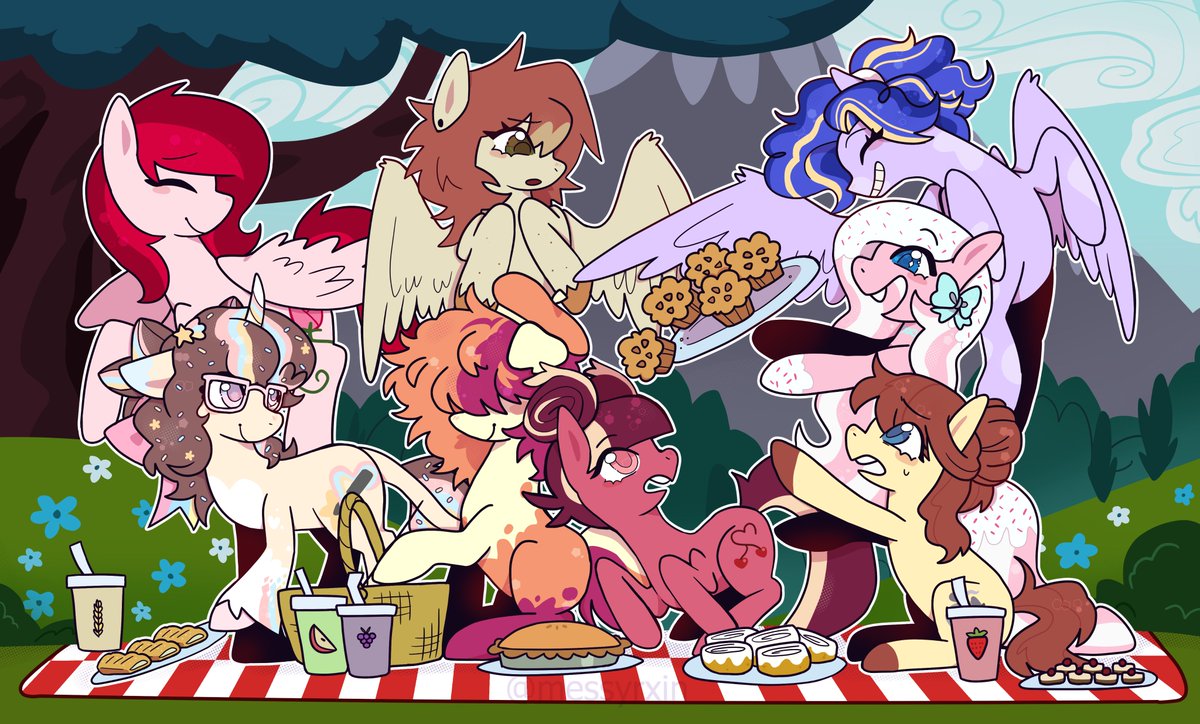 MESSYRXIN's tweet photo. my biggest piece i did for artfight this year :]
im really proud of it, i even imitated the mlp background for it <3
#artfight2026ㅤ #mlp https://t.co/fSVGwTOzq5