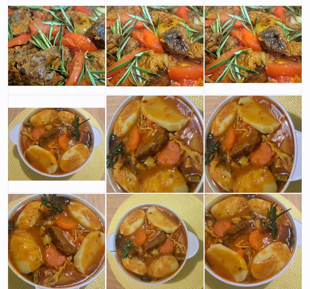 EveLkCuisine's tweet photo. The most delicious and healthiest soup joumou with veggies and other ingredients .Hot and spicy beefetew topped with herbs.#signaturedish #yummyyummy #mixedveggies #beefstew #carrots #greens #potatoes #moreingredients #bonappetit #evelynedish #soupjoumou #healthydish #goodprep. https://t.co/zMgm7UwdTI