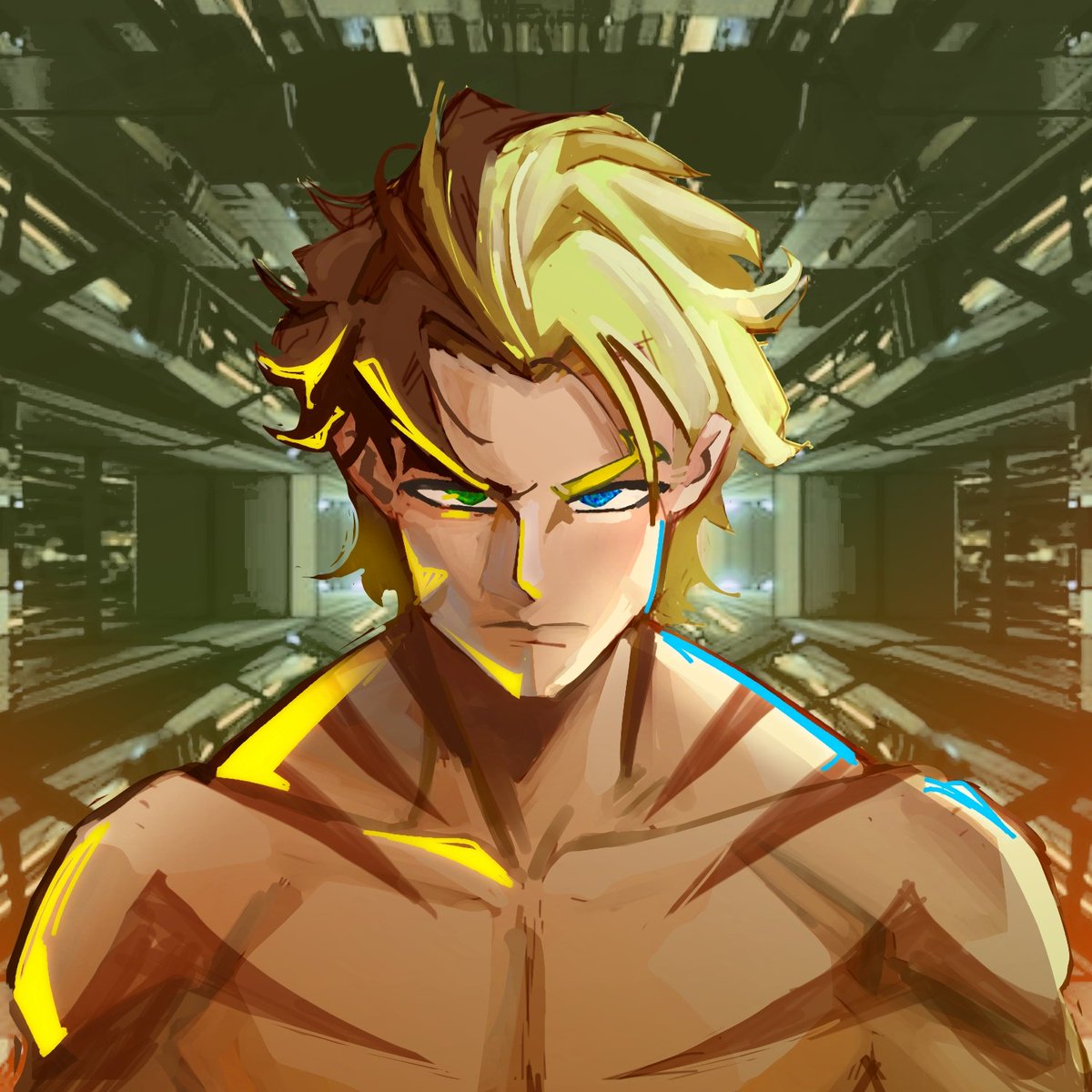 SYNC_Project037's tweet photo. When Zero looks at you like this, it's better to just back off a bit. 😅 

Big thanks to @scent_2002 for my PFP! https://t.co/QRJwRVPOhu