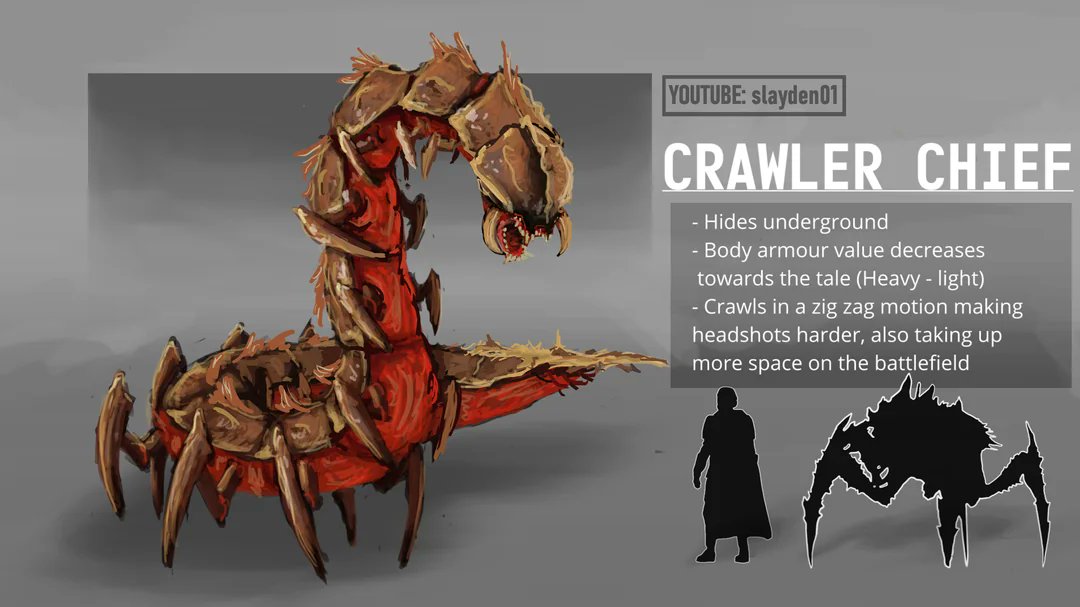 Helldivers_NOW's tweet photo. Crawler Chief - Terminid Concept 

by Slayden/@Stinkyboisweeg https://t.co/J48RnMpkjH