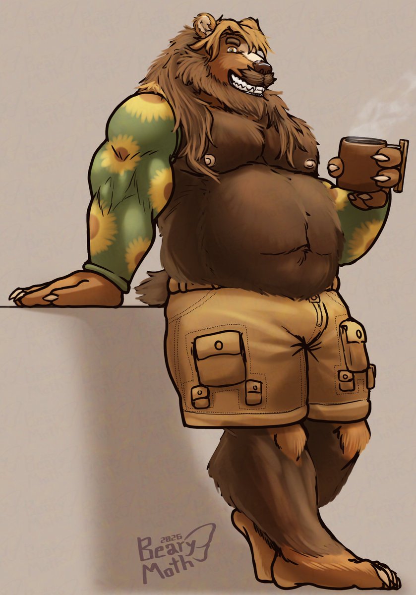 BearyMoth's tweet photo. Attack #12 (revenge) on #artfight2026 for @Berspring on Twitter.
I had a lot of fun drawing him.
Hope you like it :3 https://t.co/3m5URaOKrR