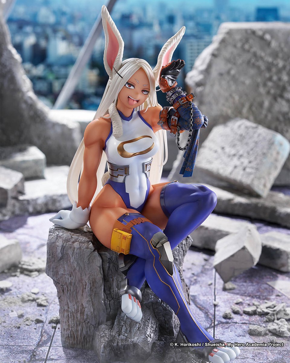 TAITO_G_G's tweet photo. [PRE-ORDERS NOW OPEN] Mirko from "My Hero Academia" is now available for pre-order! A calm, laid-back pose on a rocky ledge, complete with a playful bunny-ear gesture.

Pre-order here: https://t.co/7z0KBuAlnJ

#heroaca_a #MyHeroAcademia #taito https://t.co/BO8msFK5Lt
