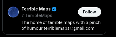 _OniEbi's tweet photo. @GlintedSight @TerribleMaps Why don't you get off the internet for today? 

You don't have much of a sense of humor do you? https://t.co/qAKBEhZxZa