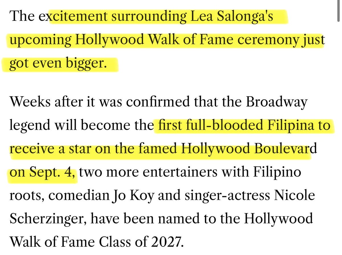 asdfghjvk's tweet photo. lea salonga, walk of fame set on September 4?! days before her MIFF Icon Award on the 6th, yes?! 😁❤️

link: https://t.co/BaiUuHqyFI https://t.co/BCZgfcYoMk