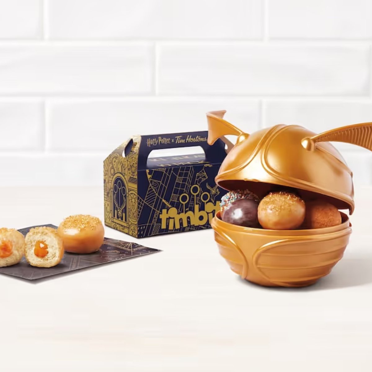 6ixbuzztv's tweet photo. Tim Hortons announces Harry Potter inspired menu items, merch, limited-edition packaging and more, launching August 12 https://t.co/F7vmgLukDX