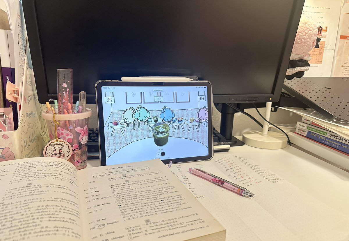 lunarinel's tweet photo. 🏷️  24 - 26 july  ⭐️

🛝 ﹒ ﹒ recap คับ แป้ปเดียวจาหมดไปอีกเดือนอีกแยะ ( panic ฮะ )  ㅠ _ ㅠ แล้วก่าเค้าเก็บเนื้อหา tgat1 จาหมดแล้ว เริ่มทำข้อสอบได้ 💪🏻 แต่ภาษาจีนนิ้สิ  ﹒ ﹒ เค้าคงต้องสู้กับนางนี่ตลอดไป 💆🏻‍♀️  🛏️  别放弃 !  #lifenarin https://t.co/SaddFBIHvS