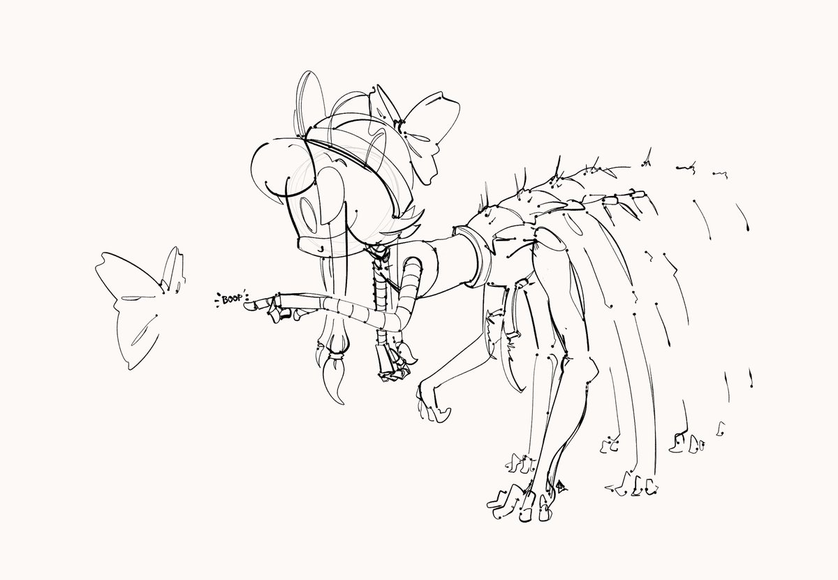 UltraMegacide's tweet photo. Cyntipede doodle
(ignore the hand being backwards on the first leg-arm I’m just stupid)

#Cyn #murderdrones https://t.co/70MgpODQh5