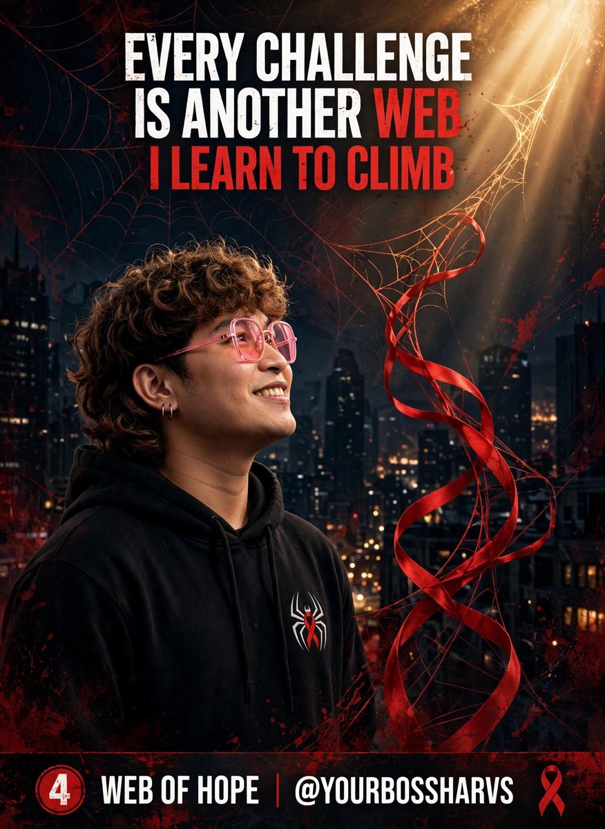 yourbossharvs's tweet photo. Life will throw obstacles in our way, but resilience isn’t about never falling, it’s about choosing to use every challenge to reach. it’s something we build every single day.We keep moving, we keep rising, and we never stop climbing together. ❤️
#WebOfHope https://t.co/thIxijg7Im