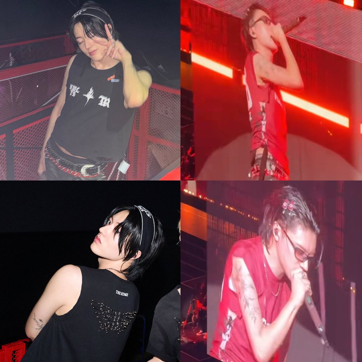 rururizz's tweet photo. 🎀🎀 #HARUTO 

kobe day 1 - a cropped top and a headband 
kobe day 2 - a fitted top and hair clips https://t.co/q0wyfxDELt
