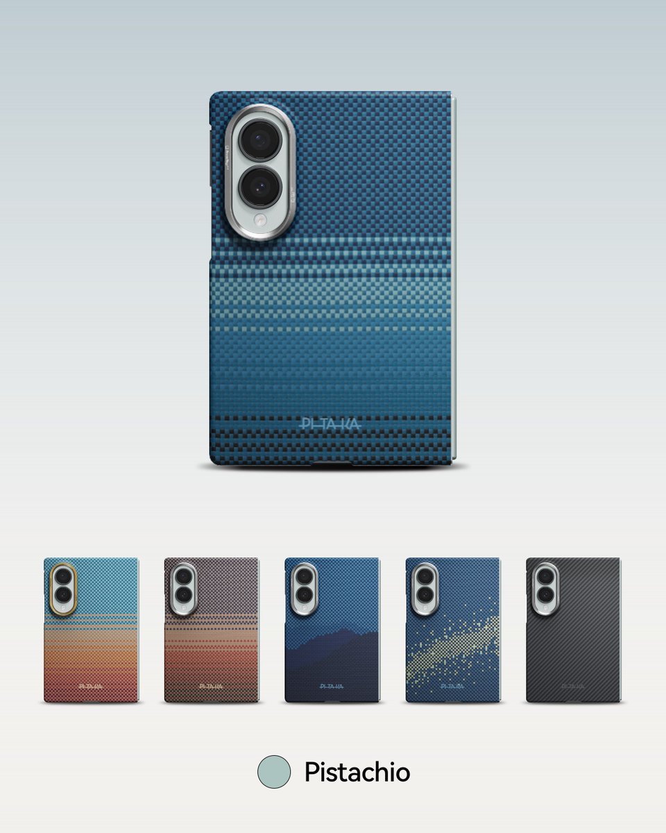 PitakaGallery's tweet photo. Four Galaxy Z Fold8 colors, styled with different PITAKA weaves.
Which combo is your pick?

#pitaka https://t.co/PwqxcJKiSx